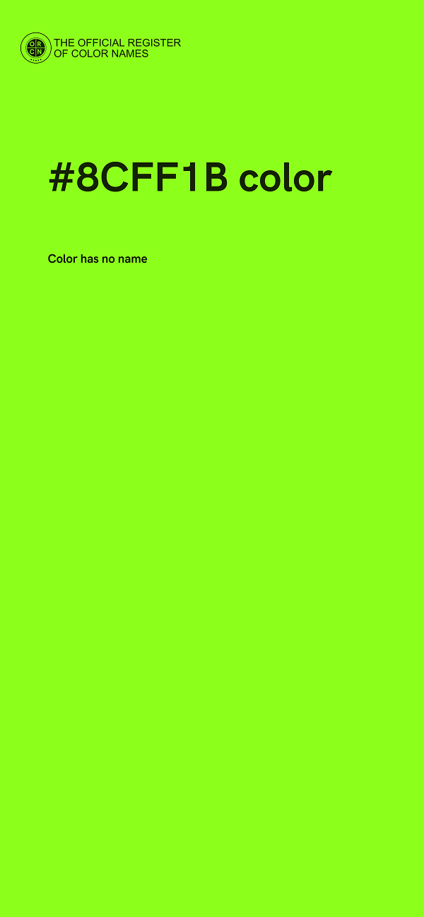 #8CFF1B color image