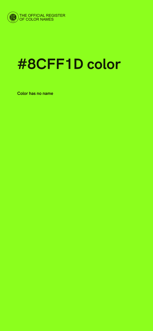 #8CFF1D color image