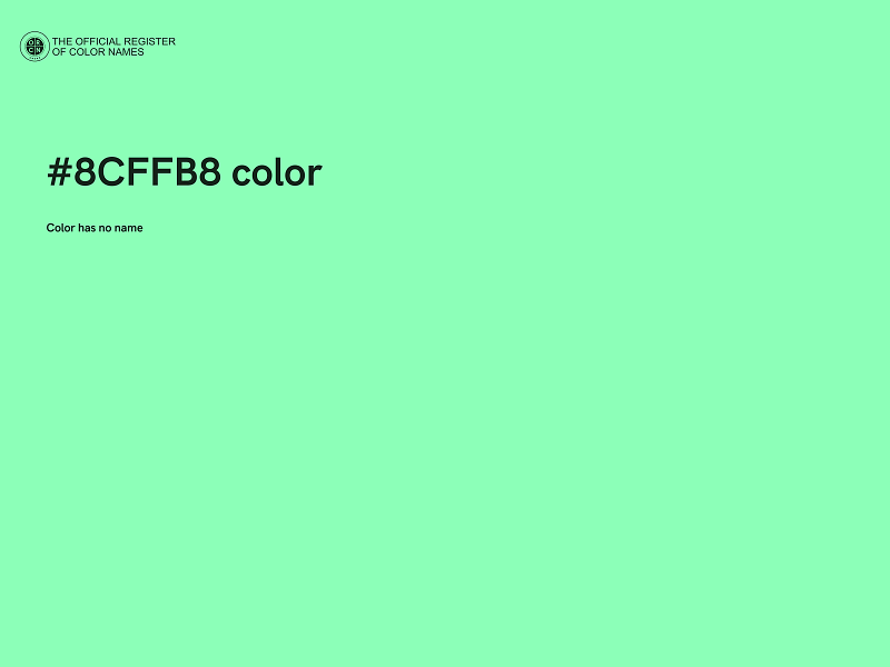 #8CFFB8 color image