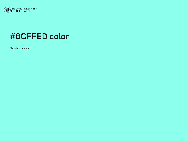 #8CFFED color image