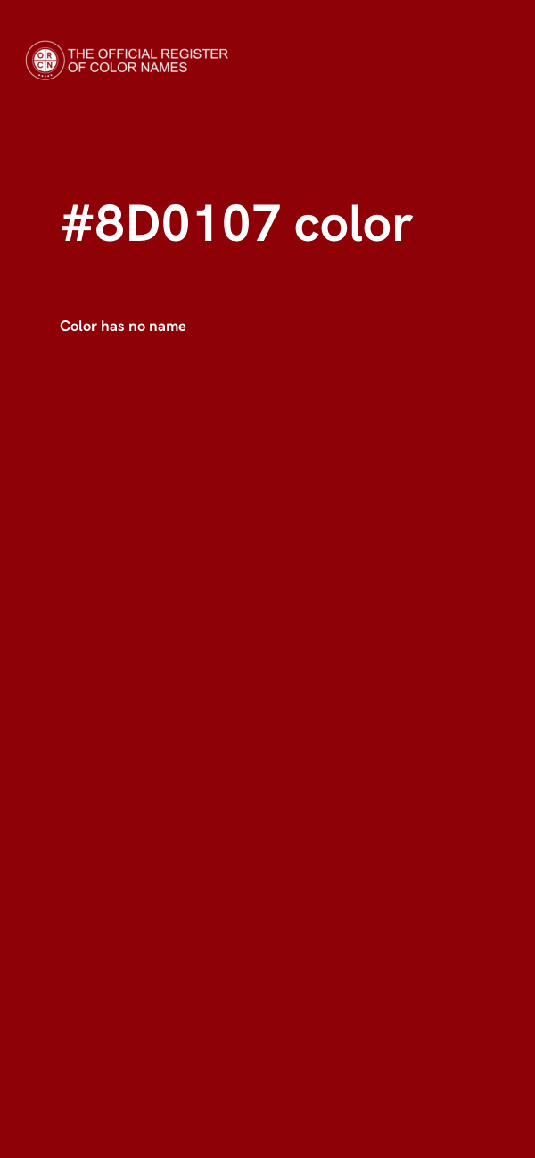 #8D0107 color image