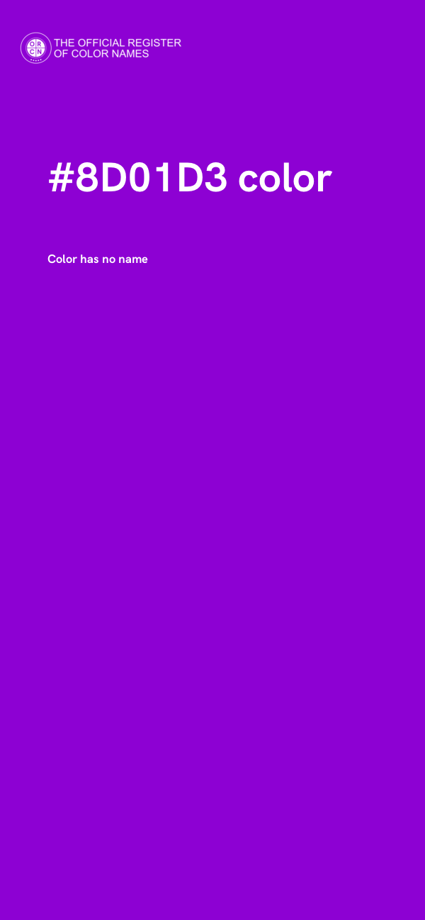 #8D01D3 color image