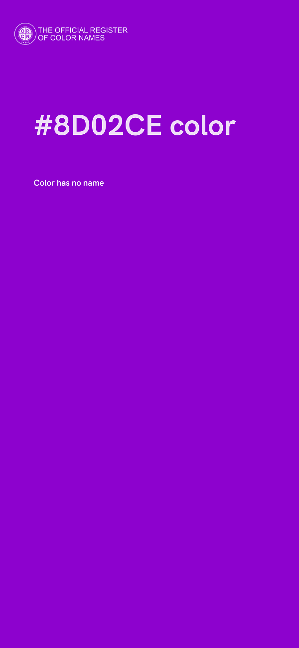 #8D02CE color image