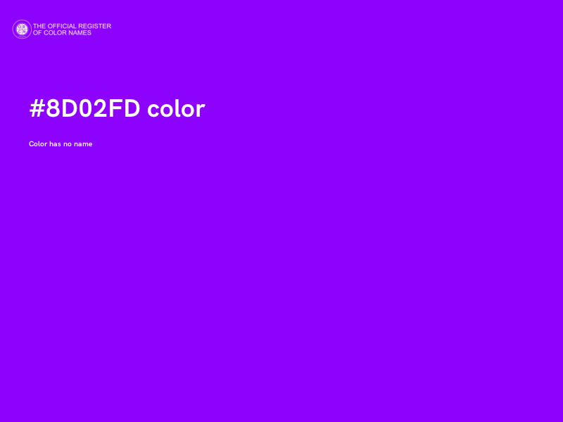 #8D02FD color image