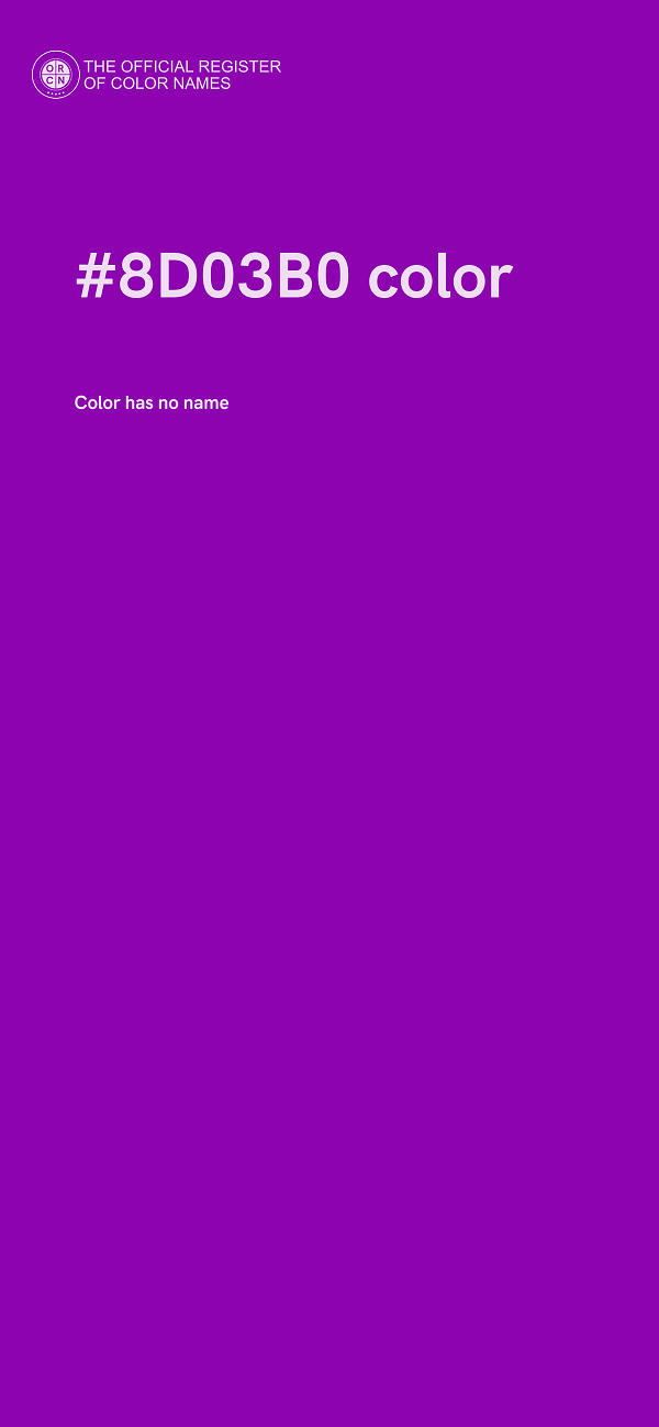 #8D03B0 color image