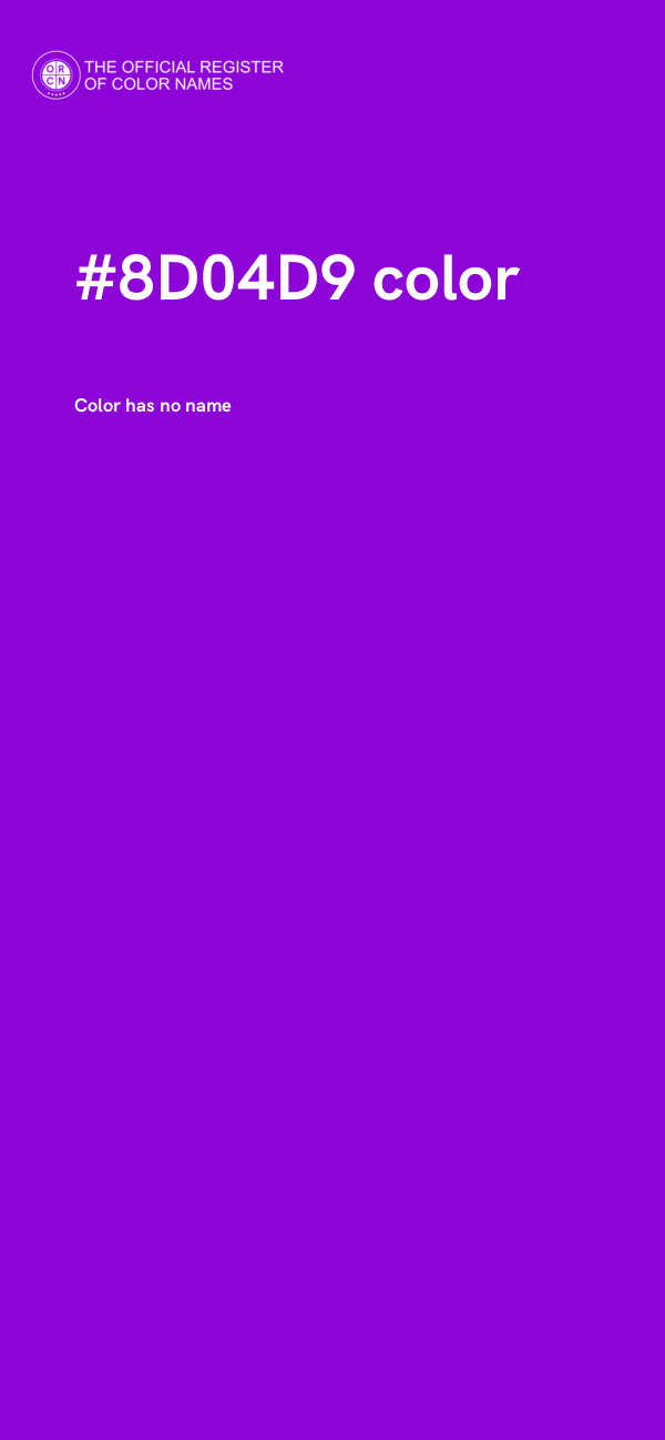 #8D04D9 color image