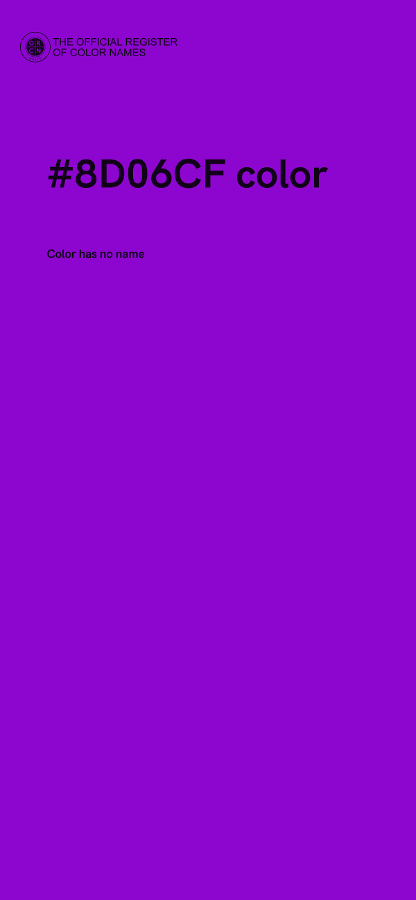 #8D06CF color image