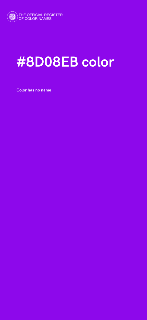 #8D08EB color image