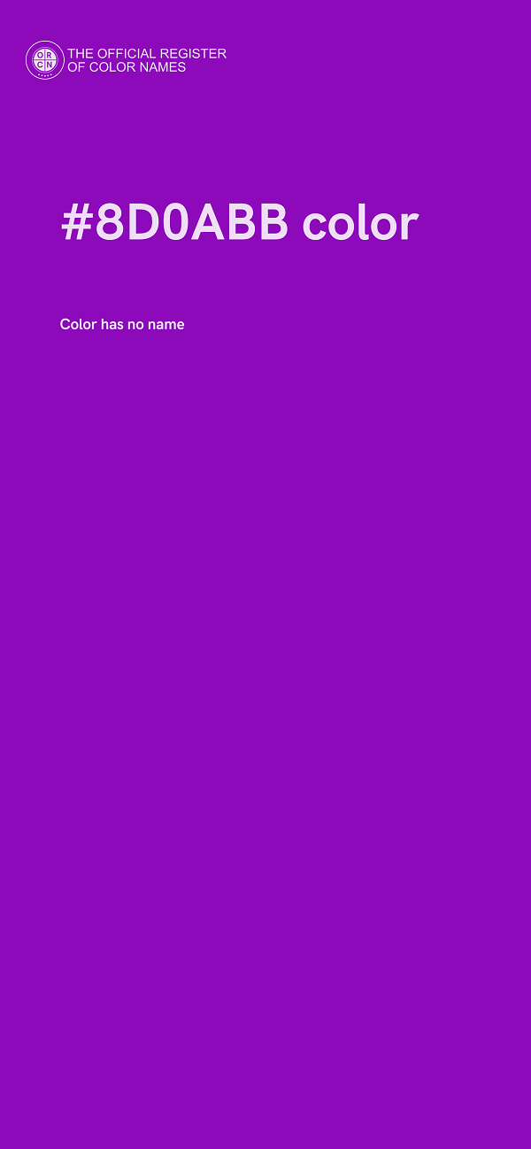 #8D0ABB color image