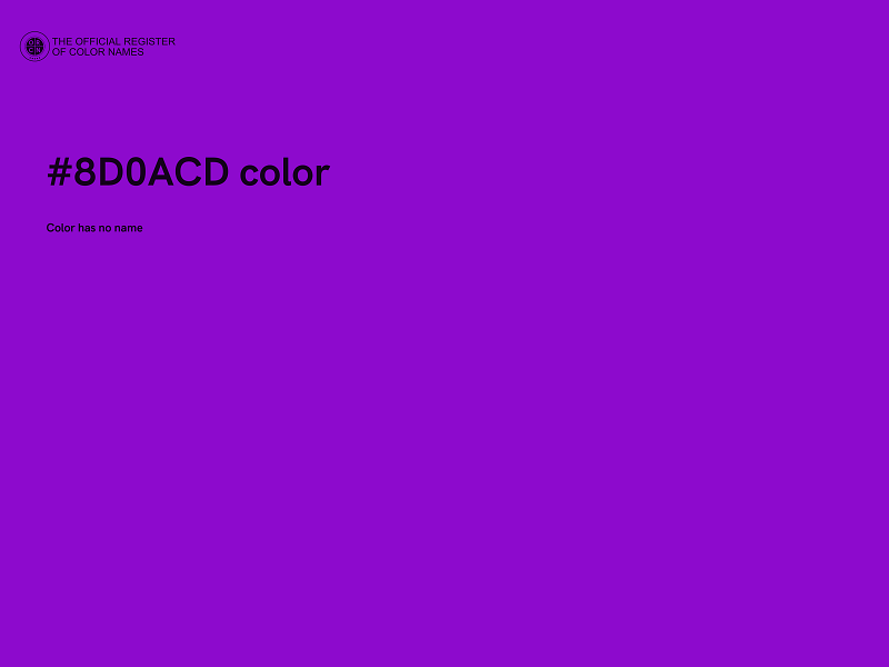 #8D0ACD color image