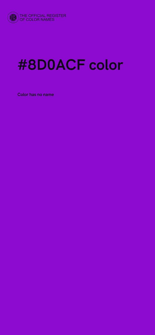 #8D0ACF color image