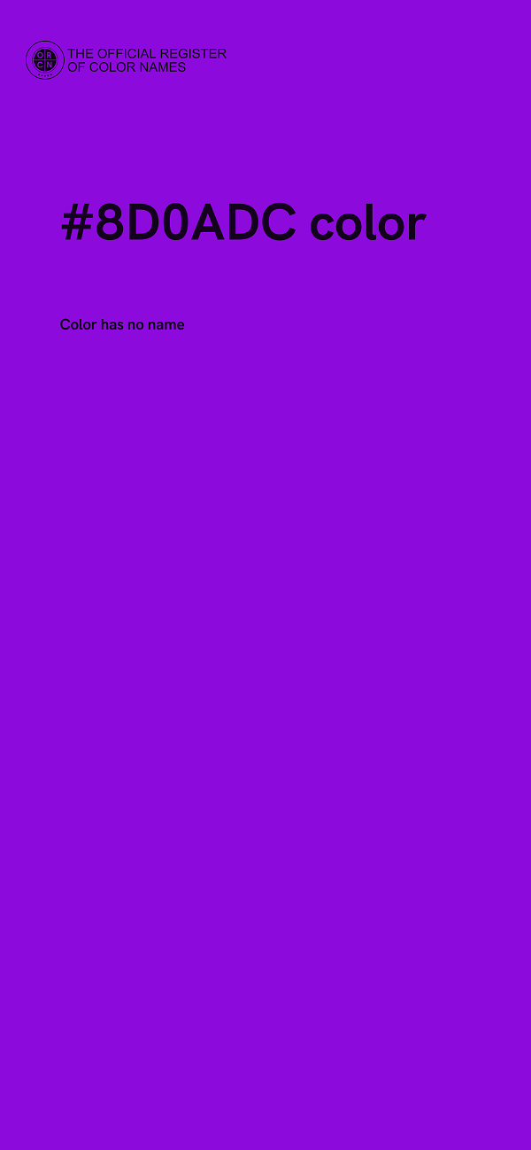 #8D0ADC color image