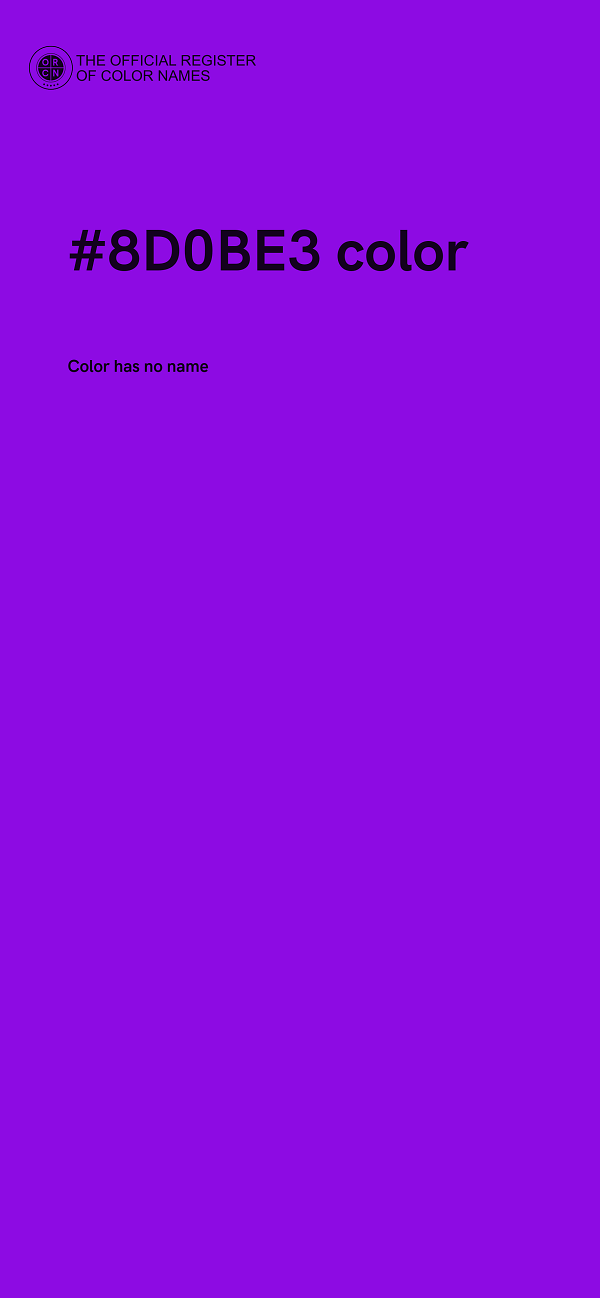 #8D0BE3 color image