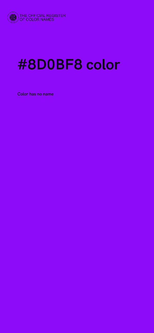 #8D0BF8 color image