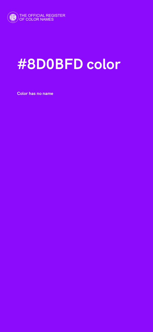 #8D0BFD color image