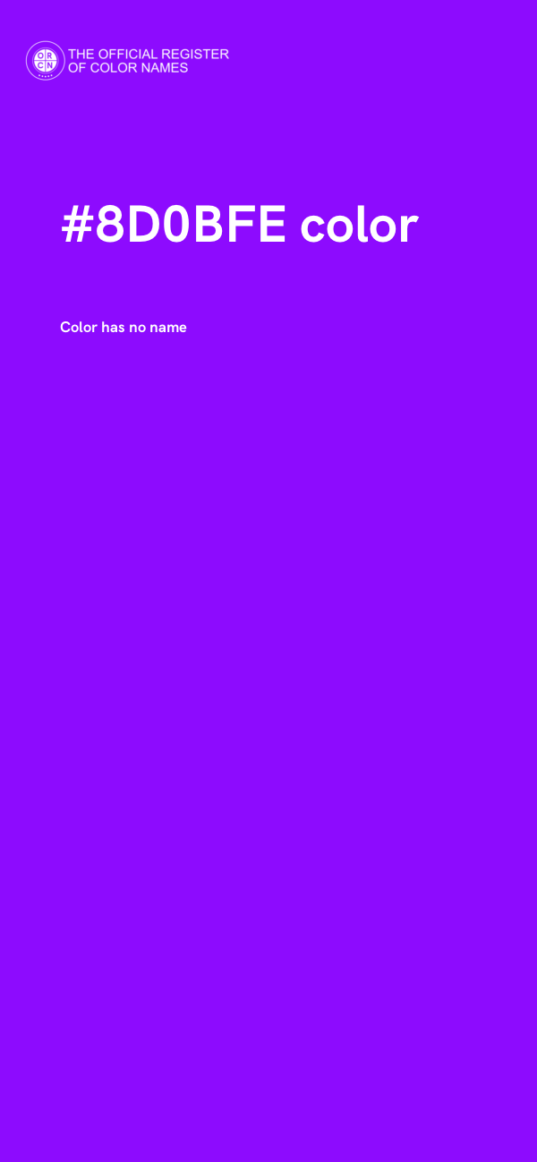 #8D0BFE color image