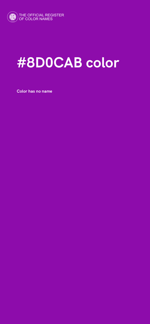 #8D0CAB color image