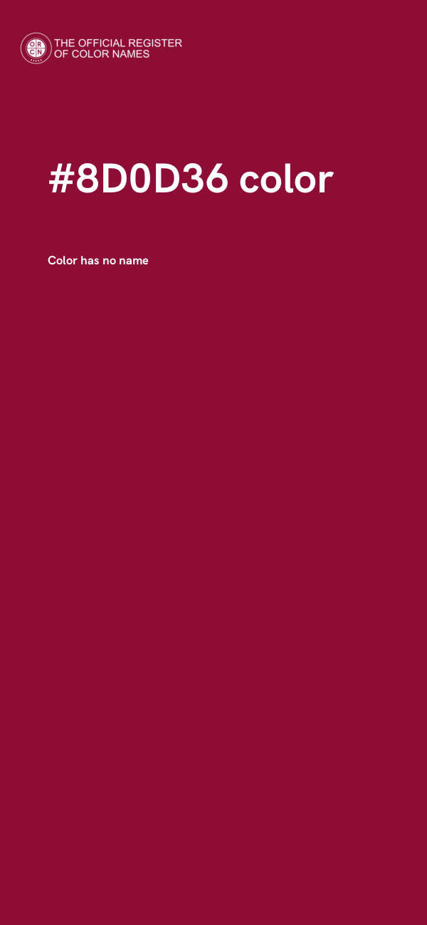#8D0D36 color image
