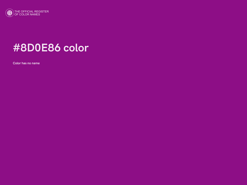 #8D0E86 color image