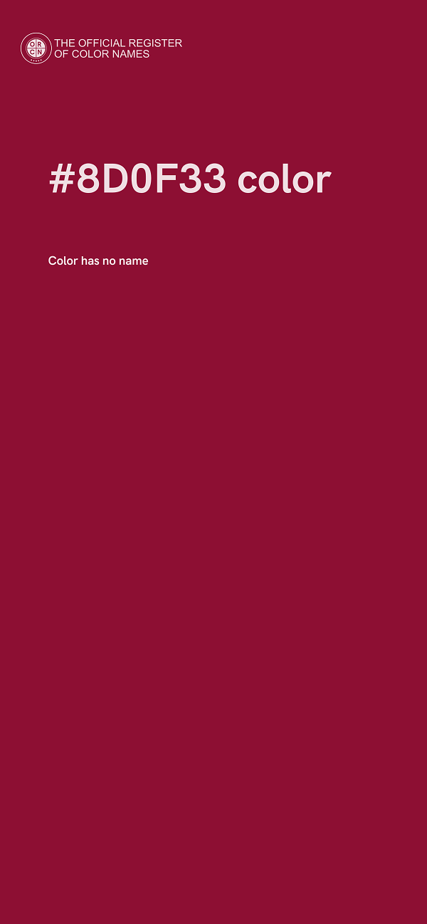 #8D0F33 color image