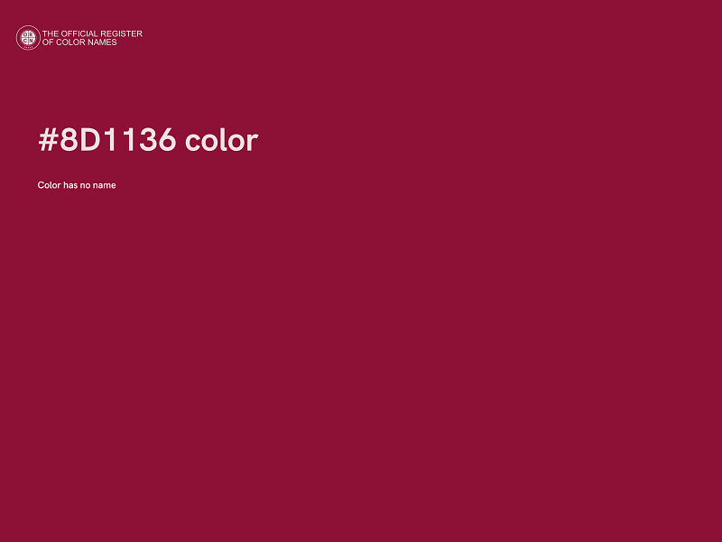#8D1136 color image