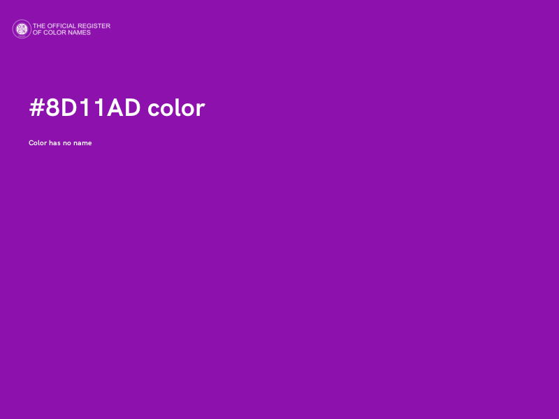 #8D11AD color image