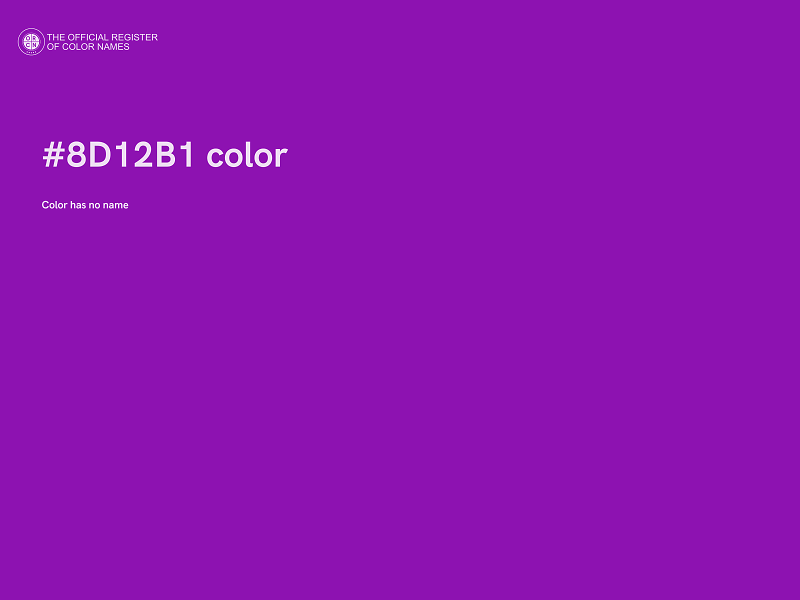 #8D12B1 color image
