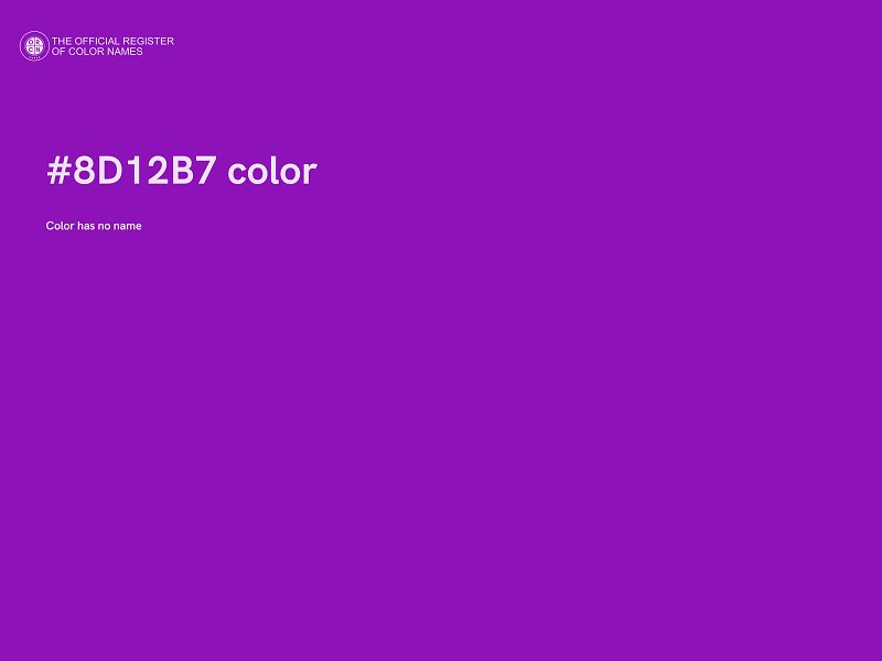 #8D12B7 color image