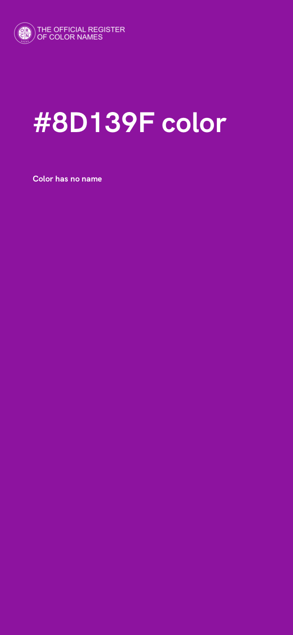 #8D139F color image