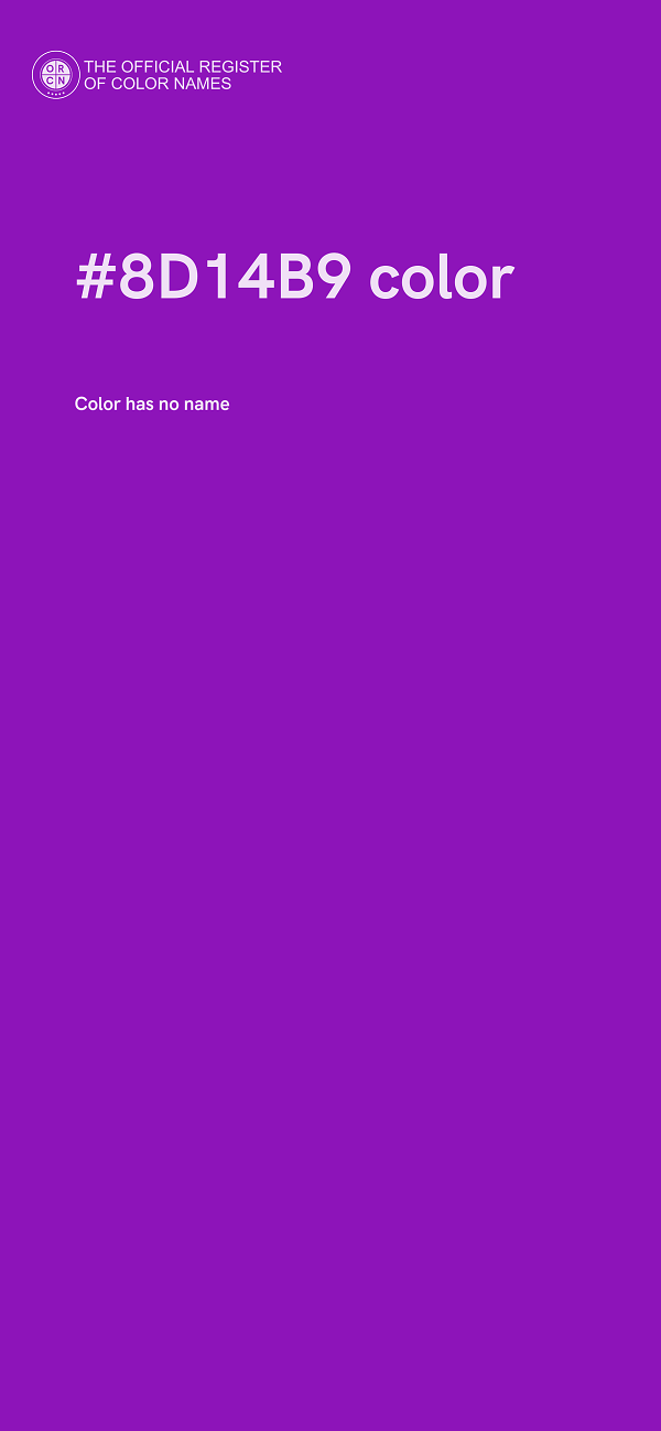 #8D14B9 color image