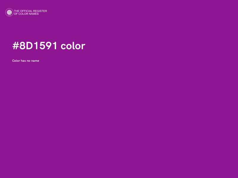 #8D1591 color image