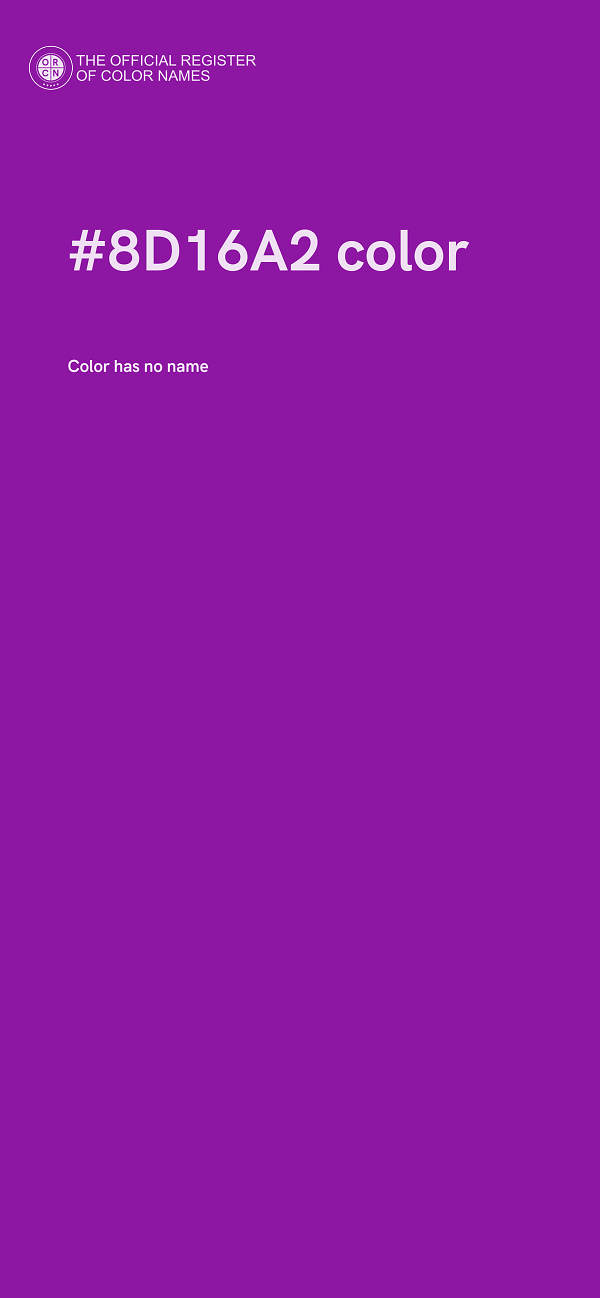 #8D16A2 color image