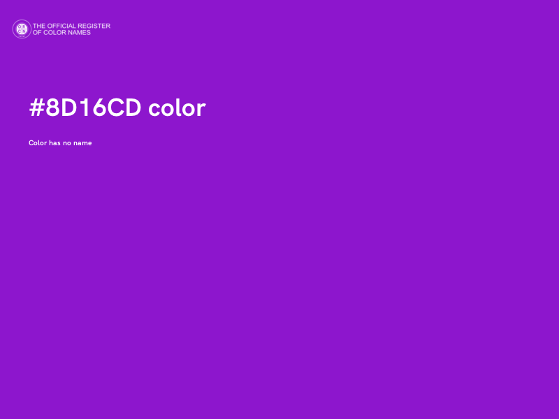 #8D16CD color image