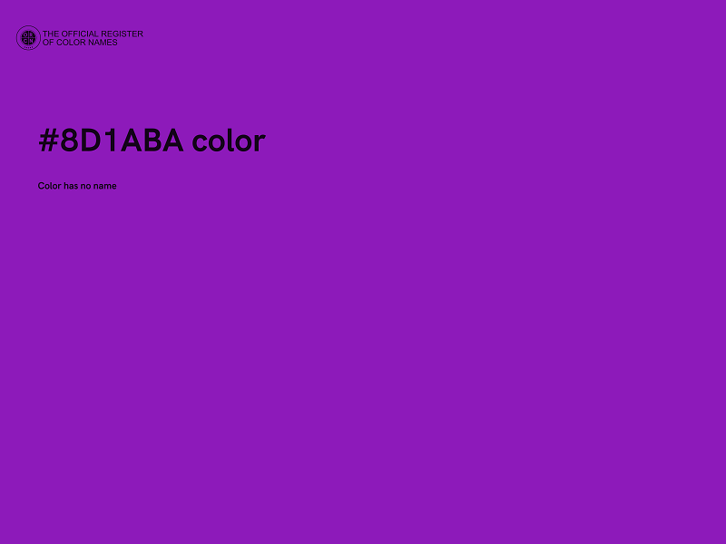 #8D1ABA color image