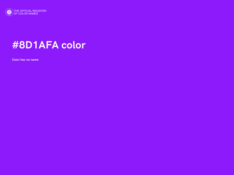 #8D1AFA color image