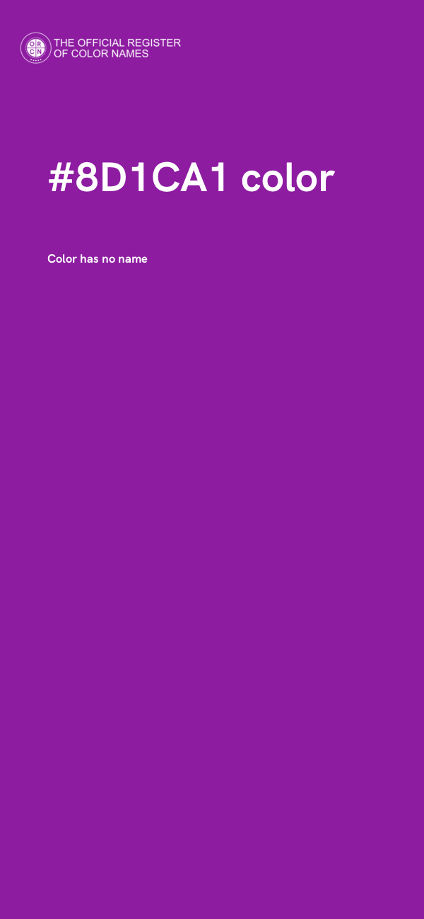 #8D1CA1 color image