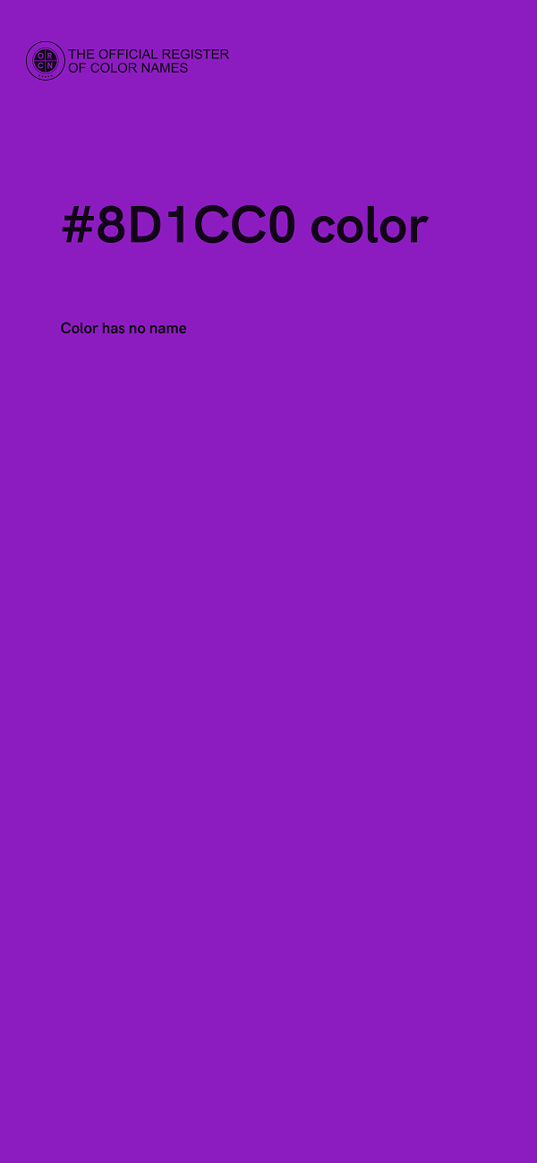 #8D1CC0 color image