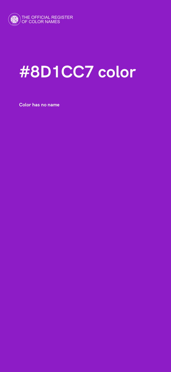 #8D1CC7 color image