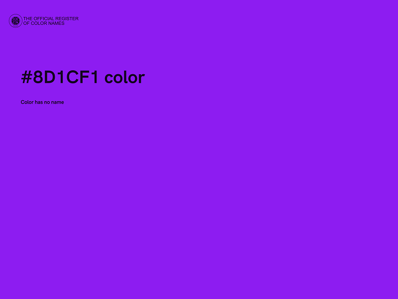 #8D1CF1 color image