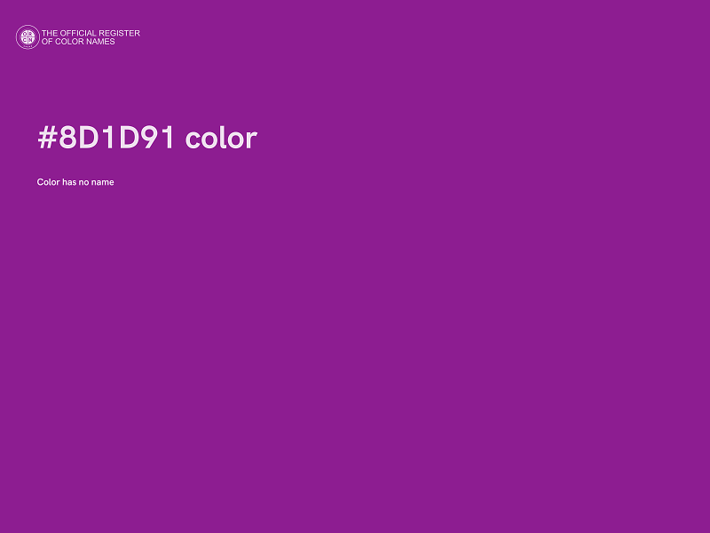 #8D1D91 color image