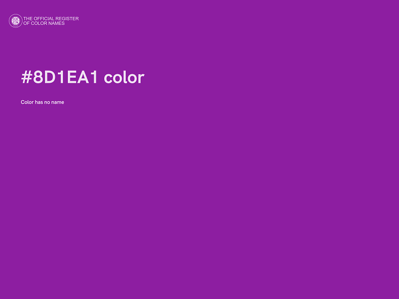 #8D1EA1 color image