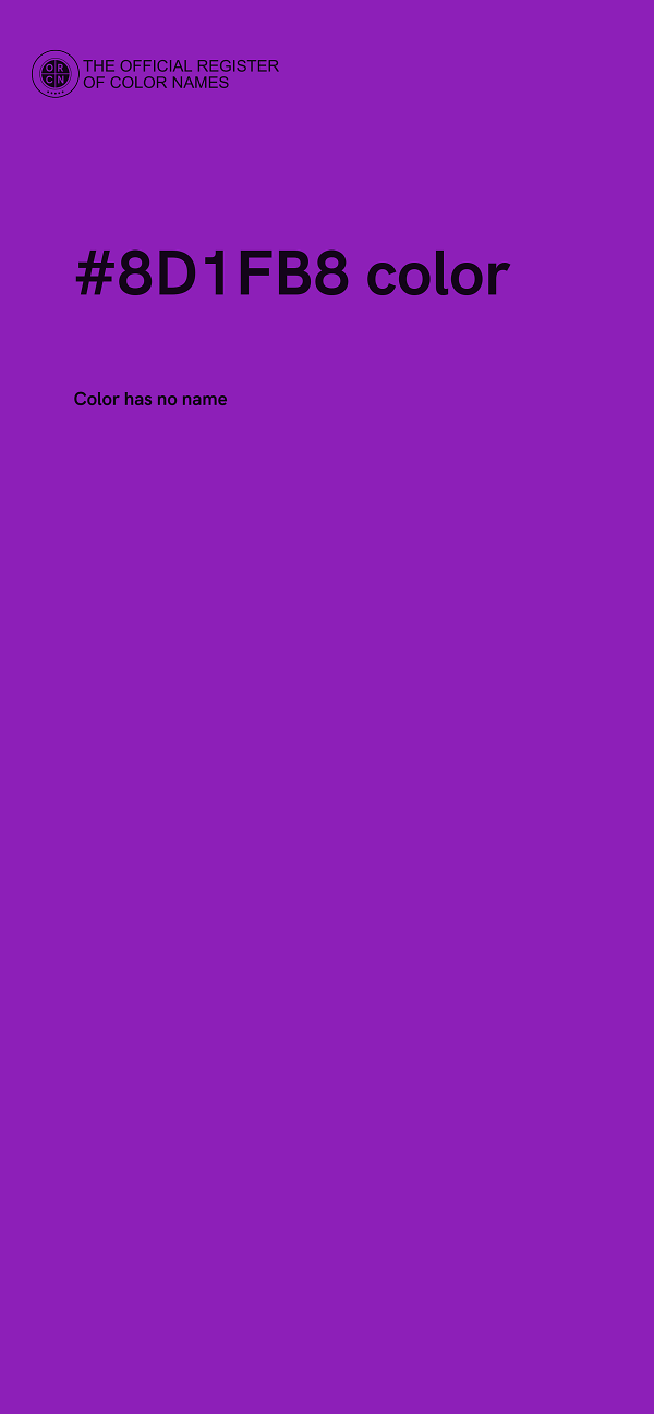 #8D1FB8 color image