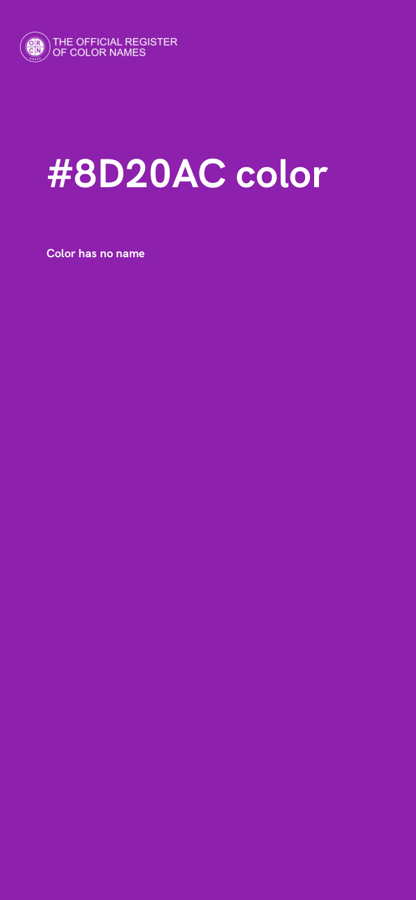 #8D20AC color image
