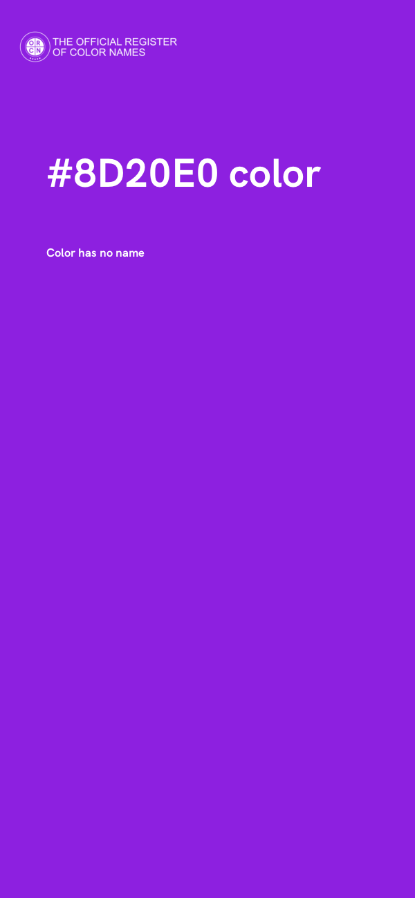 #8D20E0 color image