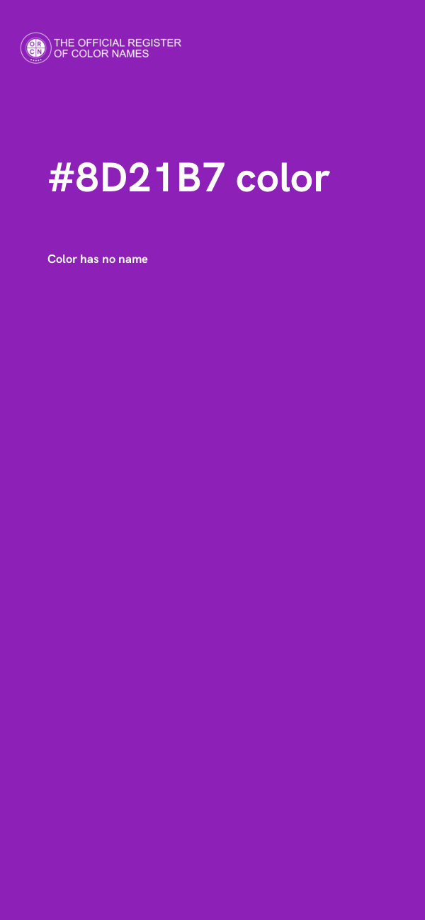 #8D21B7 color image