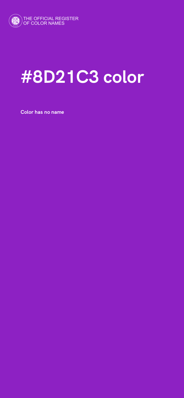 #8D21C3 color image