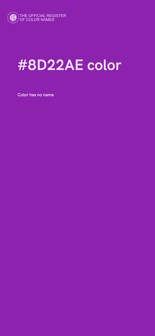#8D22AE color image