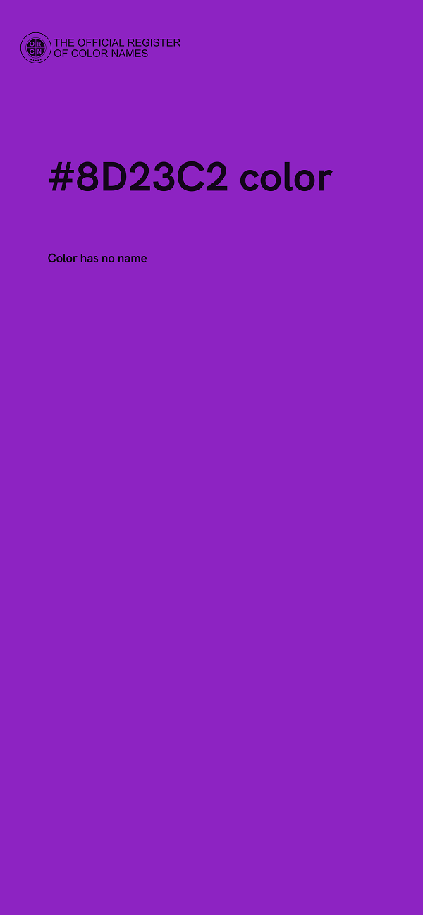 #8D23C2 color image