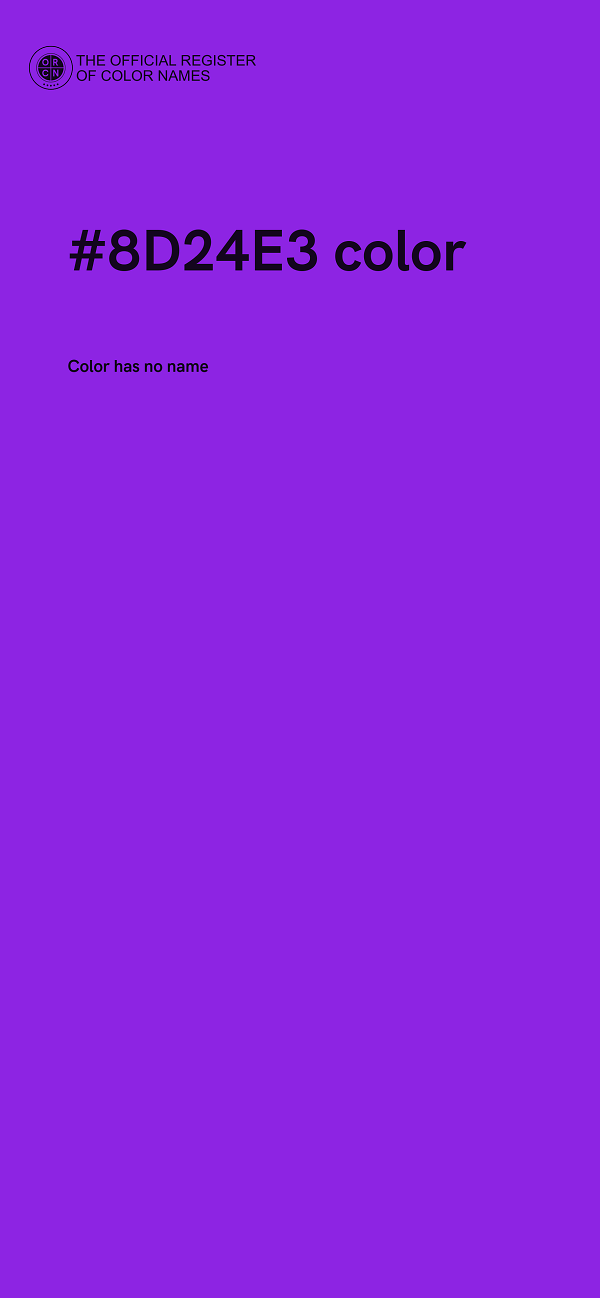 #8D24E3 color image