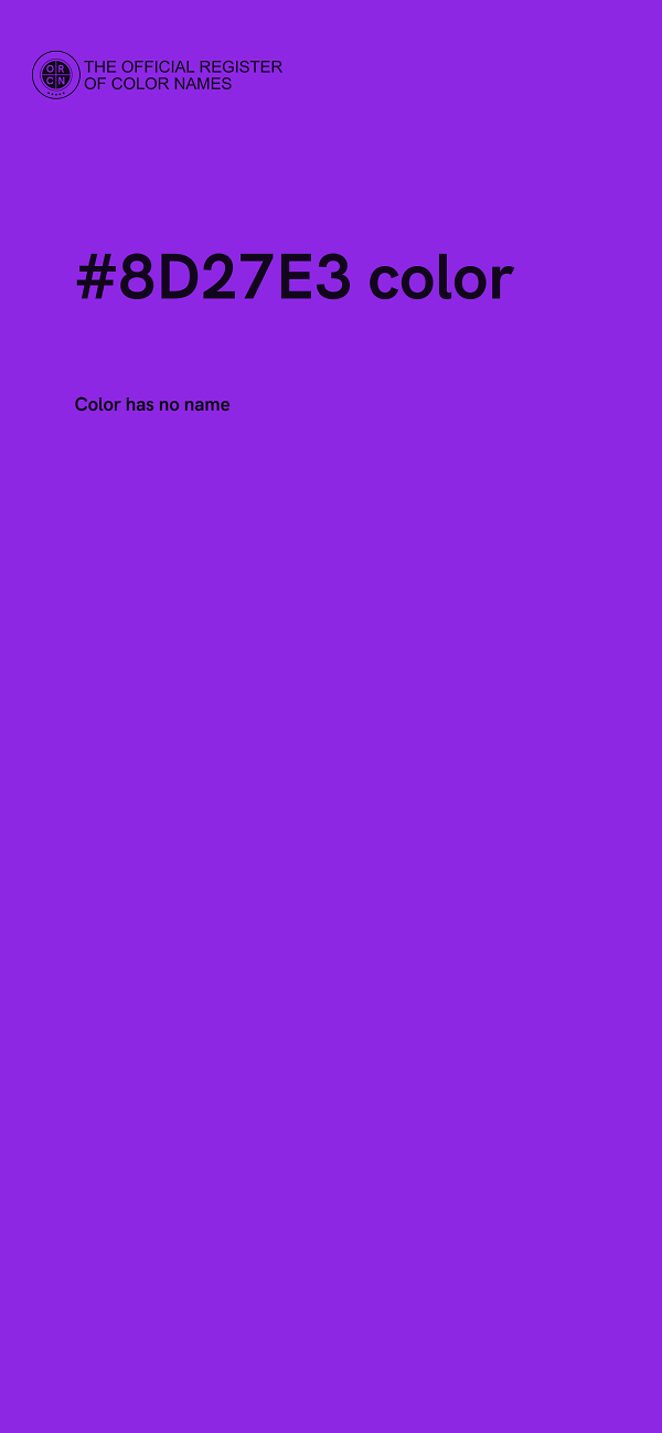 #8D27E3 color image